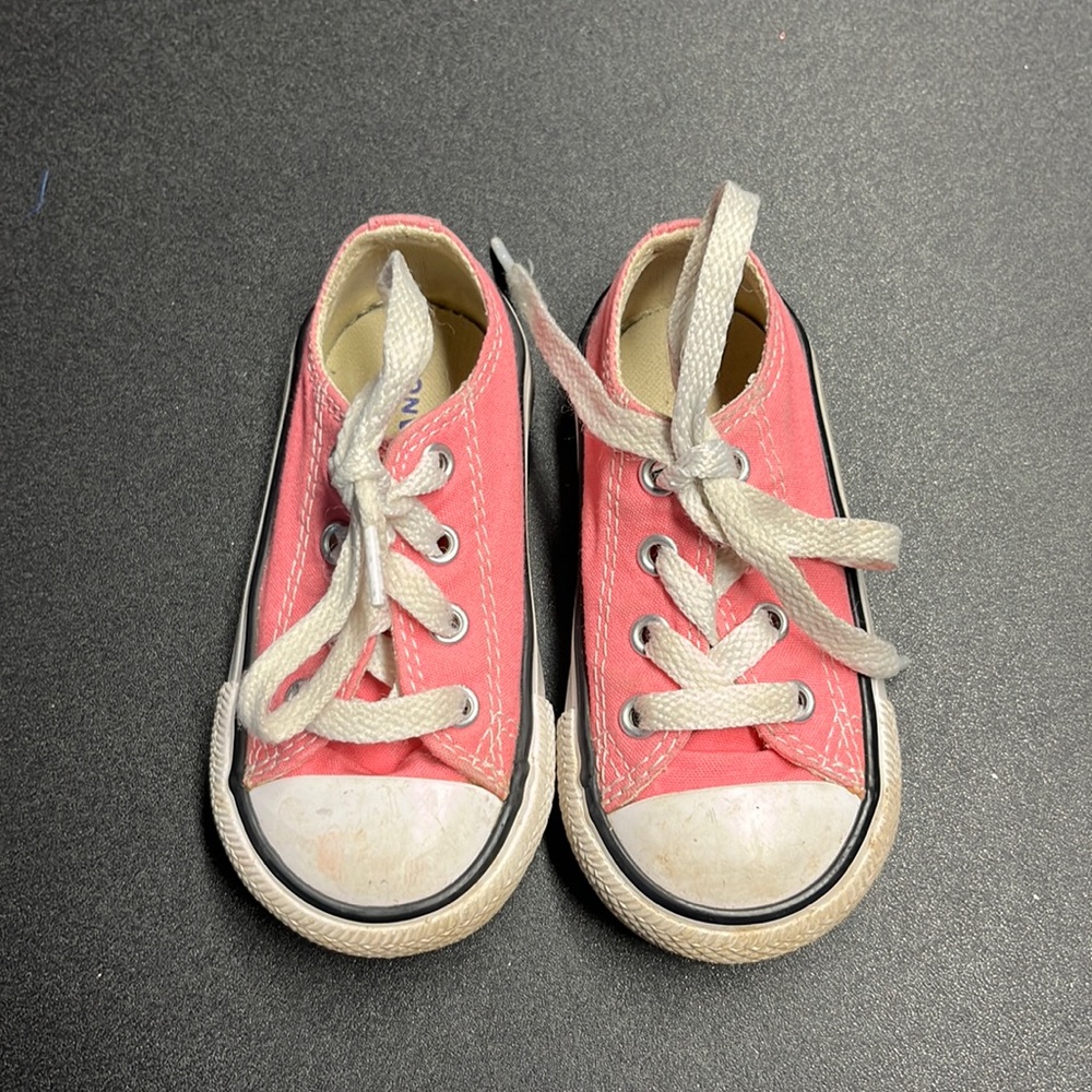 Pink sneakers